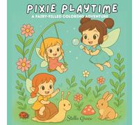 Pixie Playtime: A Chibi Coloring Book for Girls Ages 4-8 with Fairies, Pets, and Whimsical Adventures (Sweet Moments: Chibi Pals Coloring Books)