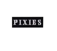 Pixies - Parche de banda independiente de plata bordado para planchar