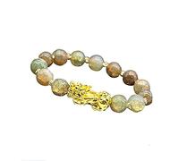 Pixiu Pulsera Lucky CharmPi Yao Wealth buena suerte Pulseras Joyería Lucky Pulseras-cian-azul