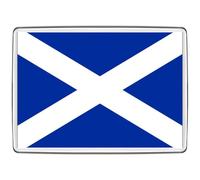 Pixly® Imán para nevera con diseño de bandera de Escocia, tamaño grande, recuerdo de país