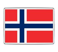 Pixly® Imán para nevera con la bandera de Noruega, tamaño jumbo, recuerdo noruego, recuerdo del país, novedoso imán para nevera, regalo