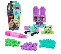 Pixobitz - Kit Manualidades NIÑOS - Pack de Recarga de Estudio de Creaciónes 3D 270 Cubos Metalizados Que se pegan con Agua, Adornos y Accesorios - 6064884 - Juguetes Niños 6 años +