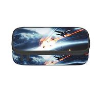 PIXOLE Estuche para lápices con impresión de cabina de avión, estuche para lápices, estuche de papelería para escuela, oficina, bolsa para lápices para adultos, Avión, Talla única, Organizador de bolsas