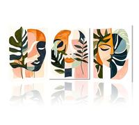 Piy Painting 3 Paneles Abstracto Cuadro En Lienzo Vegetariano Moderno Cuadros Decoracion Salon Impresiones Sobre Lienzo Gráfica Decoracion De Pared Dormitorios Cuarto De Baño Cocina Pasillo 30×40cm