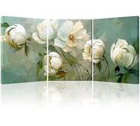 Piy Painting 3 Piezas Impresiones Sobre Lienzo Flores Blancas Quadros Decoração Sala Imagen Impresión Pintura Cuadros Decoracion Dormitorios Modernos Cuarto De Baño Cocina Comedor 57x40cm