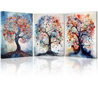 Piy Painting Arte Mural En Lienzo De Colores, Planta Impresión En Lienzo, Impresiones Murales Románticas, Cuadro Decorativo Para Dormitorio Pasillo Cafe Estudio De Yoga, 3x 58x40 cm