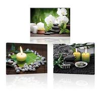 Piy Painting Impresiones Sobre Lienzo Vela, Cuadro En Lienzo Florales Enmarcadas, Fácil De Colgar Para La Decoración De La Pared Del Dormitorio De La Sala De Estar, 3x58x40 cm (174x40 cm)