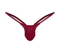 PIYAX Ropa Interior de Hombre Sexy T-Back G-String Briefs Tanga Transpirable Calzoncillos sin Costuras Sissy Lencería Bragas