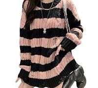 PIYAX Suéter gótico Suelto para Mujer