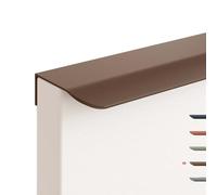 PIYYQNY 2 Piezas Tiradores De Borde Para Armarios De Café 400 mm Tirador De Dedo Tirador De Cajón Oculto Apto Para Gabinete De Cocina Oficina Mesitas De Noche Herrajes De Aluminio Para Armarios