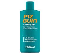 PIZ BUIN After Sun Loción Corporal Hidratante (1 x 200 ml), aftersun con intensificador del bronceado para después de la exposición solar, loción hidratante con Tanimel para prevenir la descamación