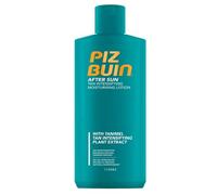 PIZ BUIN After Sun Loción Corporal Hidratante (1 x 200 ml), aftersun con intensificador del bronceado para después de la exposición solar, loción hidratante con Tanimel para prevenir la descamación