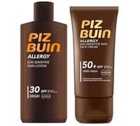 Piz Buin Allergy Crema Solar SPF30 200 ml + Crema Rostro SPF50 40 ml