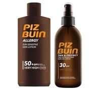 Piz Buin Allergy Crema Solar SPF50 200 ml + Aceite Acelerador Bronceado SPF30 150 ml