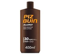 PIZ BUIN Allergy Protector Solar Corporal SPF 30, Protección Alta para pieles sensibles, Loción para el cuerpo, Protección UVA/UVB, Rápida absorción, 400 ml