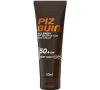 Piz Buin Crema Facial SPF 50 de Protección Alta (50 ml), protector solar facial hidratante con filtros UVA/UVB, crema solar facial con triple resistencia, para todo tipo de piel