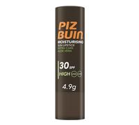 Piz Buin Moisturising Sun Lipstick (4,9 g), bálsamo labial con protección solar 30, protector labial hidratante resistente al agua, protector labial transparente