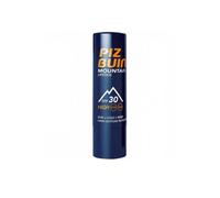 Piz Buin Mountain Lipstick 30 SPF (1 x 4,9 g), bálsamo labial con manteca de cacao, protector labial con filtros solares UVA/UVB, protector solar de labios para montaña