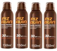 Piz Buin Tan & Protect Spray Solar Intensificador Bronceado SPF30 4x150 ml