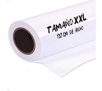 Pizarra Autoadhesiva Profesional - Vinilo Blanca, Ideal para colegios, oficinas, hogares y cocinas (75 x 137)