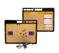 Pizarra Baloncesto Entrenador, Carpeta Tactica Baloncesto, Fácil de Escribir y Borrar, Material de PVC, Para Uso en Campo Completo o Medio Campo, para Planificación Estratégica