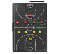 Pizarra Baloncesto Entrenador Electrónica - Pizarra Táctica Profesional Doble de Borrado Seco con Fichas Magnéticas, Rotulador y Caja de Almacenamiento(60x40 cm/23.6x15.7 in)