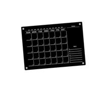 Pizarra blanca acrílica borrable, calendario magnético para nevera, planificador semanal con marcadores de 16, 5x11, 69 pulgadas para uso en hogar y, calendario de pared
