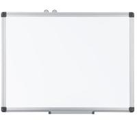 Pizarra blanca Albyco de 60 x 90 cm - incluye kit de inicio - rotuladores - imanes y borrador - Borrable en seco.