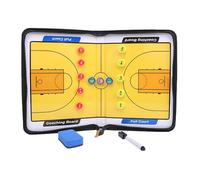 Pizarra Blanca de Baloncesto para Entrenadores, Carpeta Tactica Baloncesto, con Rotulador Borrable, para Entrenamiento