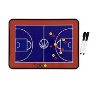 Pizarra Blanca de Baloncesto para Entrenadores, Pizarra Baloncesto Entrenador, con Imanes y Rotulador, para la Enseñanza
