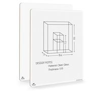 Pizarra blanca de borrado en seco punteada de 9 x 12 pulgadas, doble cara con papel de cuadrícula de puntos para el hogar, escuela, aula, niños y estudiantes, tablero de cuadrícula de puntos portátil