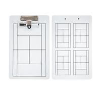 Pizarra Blanca de Tenis para Entrenadores, Tableros de Entrenamiento de Tenis, con Rotulador, Doble Cara, Adecuada para el Entrenamiento diario