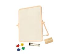 Pizarra blanca lateral, tablero de mensajes, pizarra blanca magnética pequeña, tablero de escritura, fácil de usar para oficina, escuela pequeña