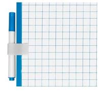 Pizarra blanca liderpapel 25x35 cm con rotulador y borrador