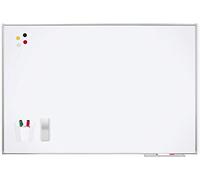 Pizarra Blanca Magnética 100 x 200 con Marco de Aluminio | Pizarra de Pared Fácil de Borrar | Lacada con Marco de Aluminio Anodizado | Para Escritura con Rotuladores. FABRICADA EN ESPAÑA.