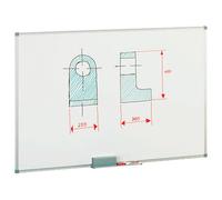 Pizarra blanca magnética lacada Faibo 60x90cm