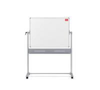 Pizarra Blanca Móvil De Melamina Basic Nobo, 1200 × 900 Mm Blanco