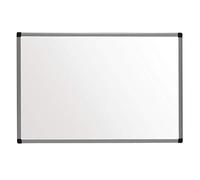 Pizarra blanca Olympia con junta magnética de 400 x 600 mm, tablón de asuntos o notas, se puede borrar en seco