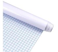 Pizarra Blanca Pegatina Rollo Pizarra Adhesiva Pizarra Blanca Adhesiva Tablero Blanco Etiqueta de Pared para Escuelas Oficinas Casas 200 x 45 cm(Blanco)