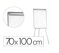 Pizarra Blanca Q-Connect Con Tripode Regulable 90X70X195Cm Y Brazos Extensibles Para Conferencias Superficie Lacada