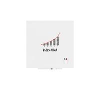 Pizarra blanca Skincolor versión BASIC: chapa de acero pintada