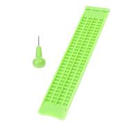 Pizarra Braille Para Adultos | 4 Líneas 28 Celdas Material Educativo para Ciegos | Kit De Autoaprendizaje Braille,Para Estudiantes Profesores Aula Hogar Todas Las Edades Educación En Casa