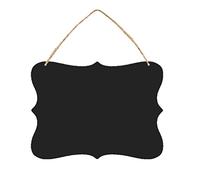 Pizarra Colgante Borrable a Doble Cara 9.05X6.69In Cartel Decorativo De Pared Con Cuerda Para Mensajes Y SeñAles Reutilizables Para Bodas Y Hogar