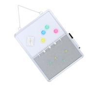 Pizarra Combinada de Pared Borrado en Seco y Panel de Fieltro | Metal Lacado, Escritura Suave, Solución Integrada, Uso Versátil, Aulas y Oficina, Diseño Montado