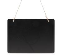 Pizarra con Cadena Tablilla de Anuncios de Doble Caras Decoración de Pared de Puerta Vintage