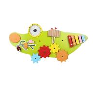 Pizarra de actividad de pared - Pizarra sensorial de madera, juguete de desarrollo temprano, multiusos, juego interactivo para niños, hogar, preescolar, guardería, Kinderga