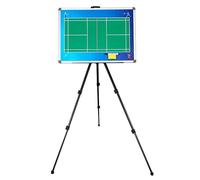 Pizarra de Bádminton, Tablero de Entrenamiento Bádminton Magnético, Fácil Escribir y Borrar, con Soporte Telescópico y Bolsa Transporte, Ideal para Planificar Estrategias