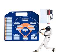 Pizarra De Béisbol Para Dugout - Marcador Borrable Seco,Pizarra Doble Cara Béisbol,Para Equipos De Instituto Campo Torneo Día De Juego