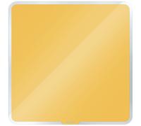 Pizarra De Cristal Magnético Leitz Cosy 450X450 Mm Amarillo Cálido