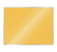 Pizarra De Cristal Magnético Leitz Cosy 600X400 Mm Amarillo Cálido